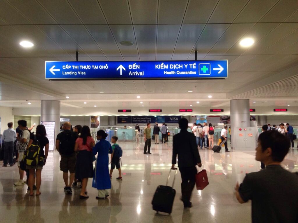 Landing visa office in Ho Chi Minh city airport 2